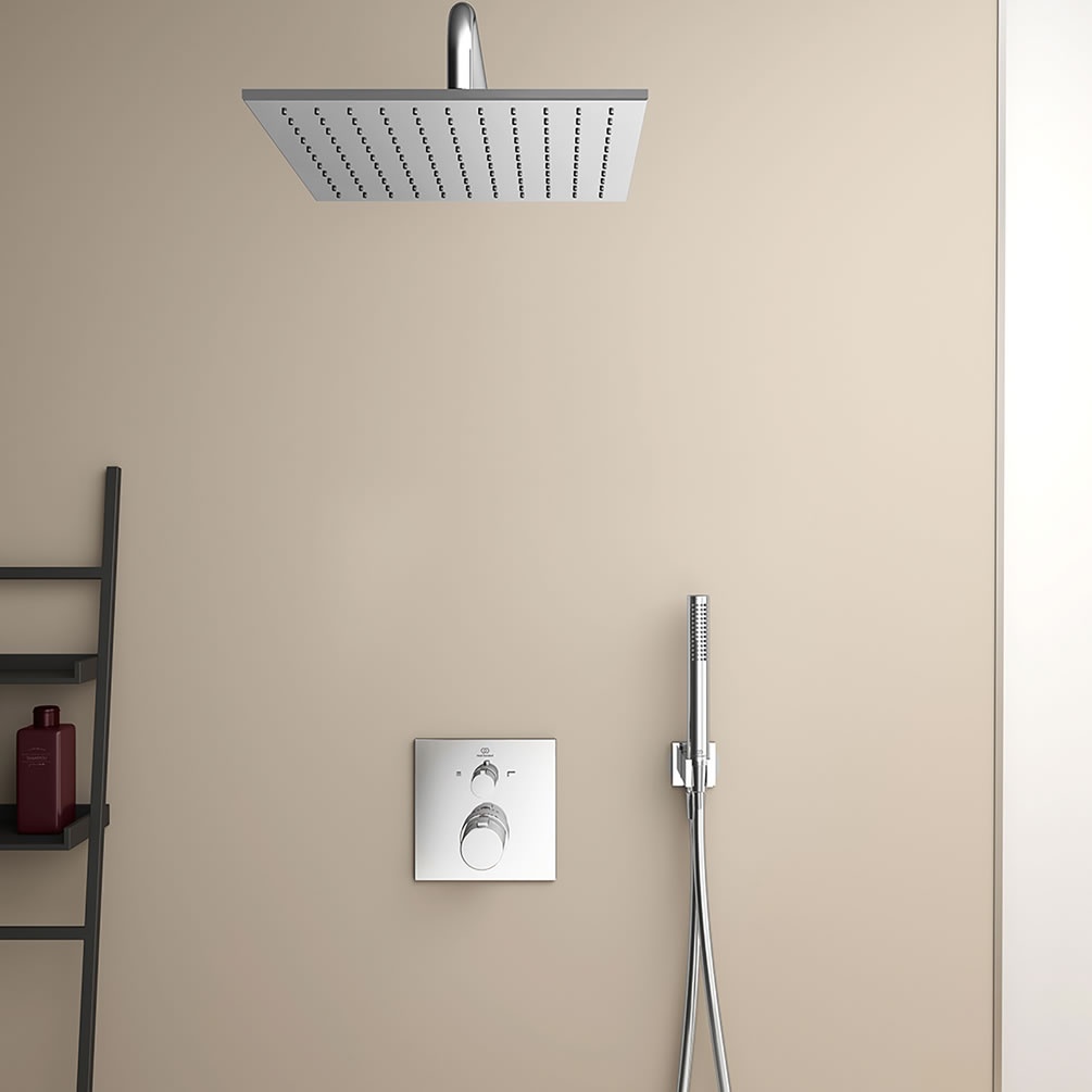 Lifestyle image of Ideal Standard Ceratherm C100 Concealed Thermostatic Rainfall Shower Set